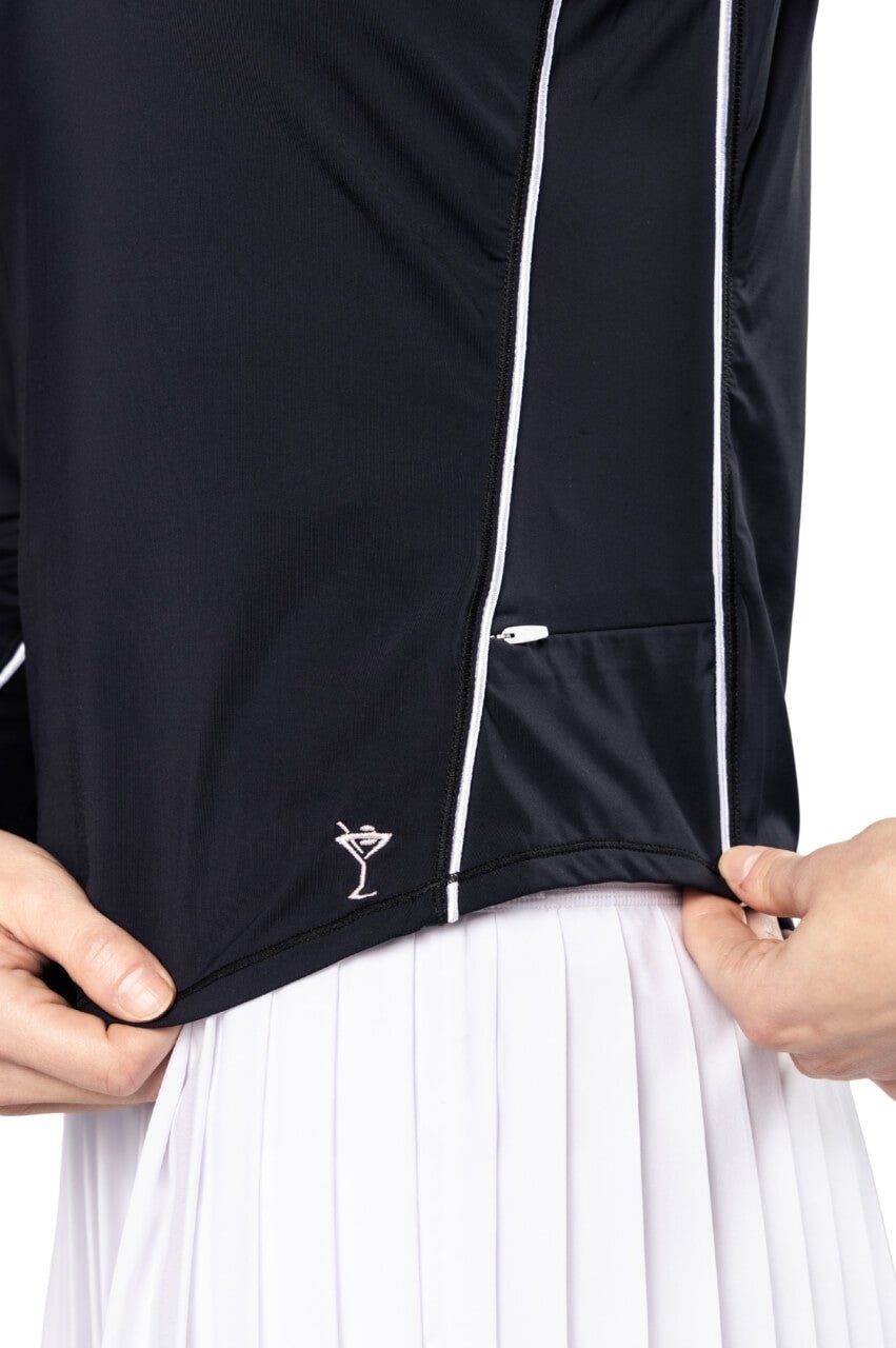 Black Cool Girl Pullover - GolftiniTops