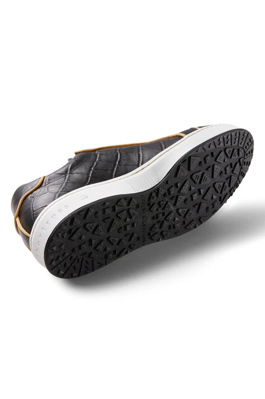 Black/Gold Buckingham Shoe - GolftiniGolf Shoes