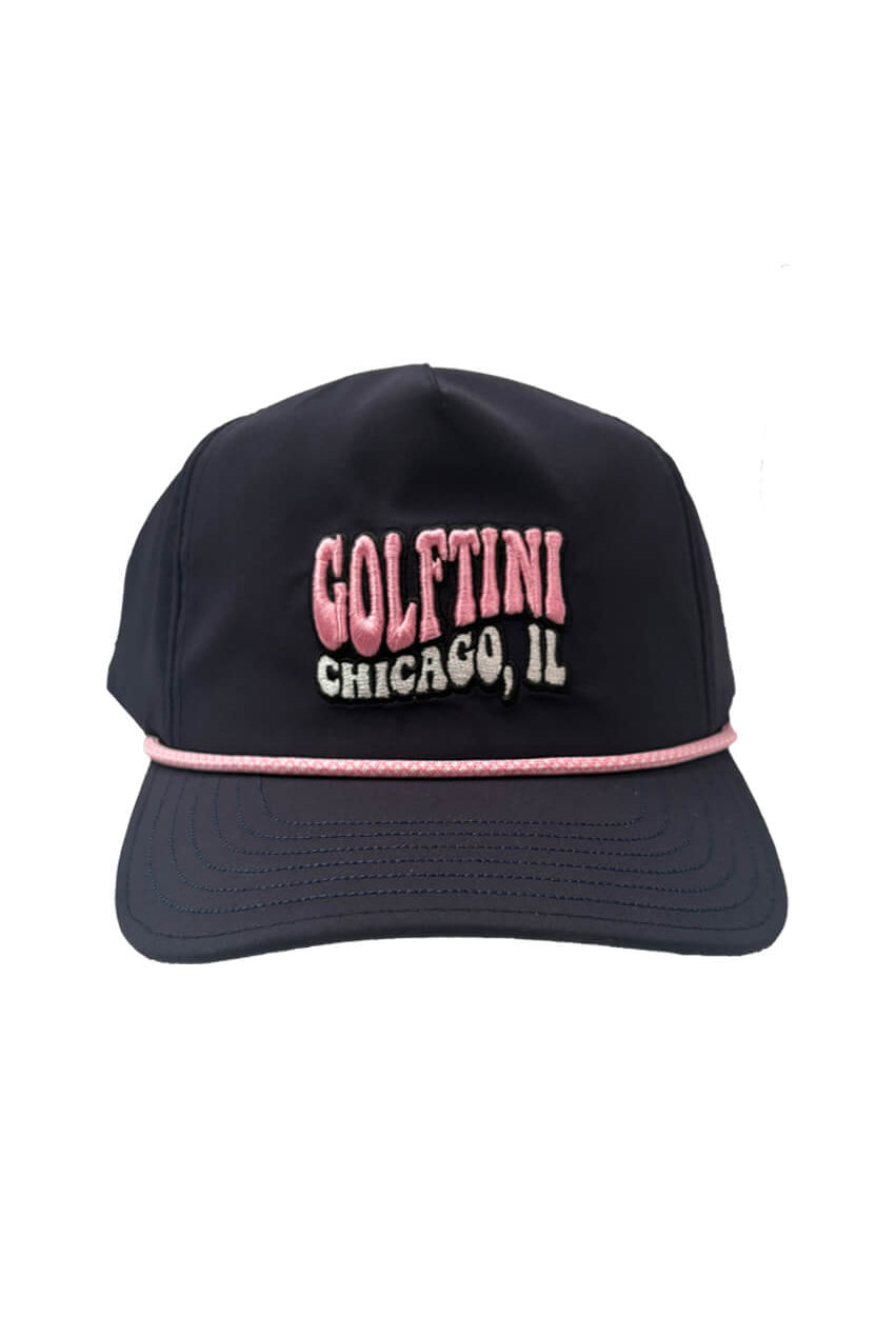 Feelin' Groovy Navy Rope Hat - GolftiniHats & Visors