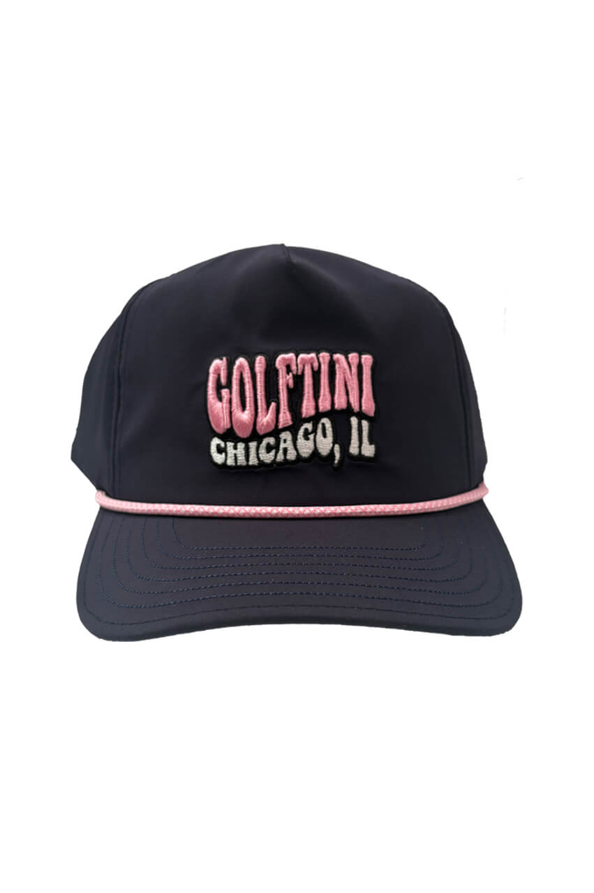 Feelin' Groovy Navy Rope Hat - GolftiniHats & Visors