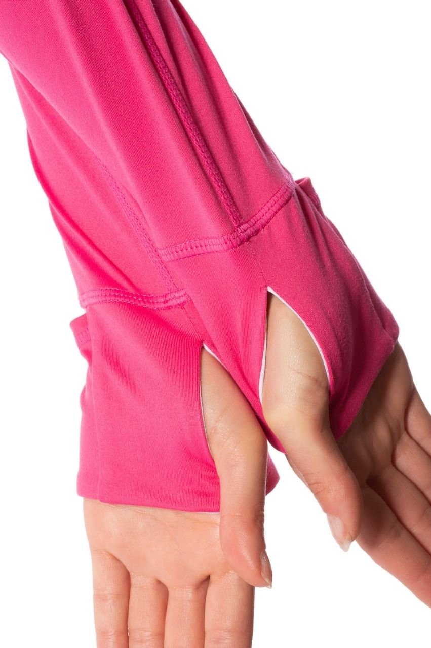 Hot Pink Double - Zip Sport Jacket - GolftiniTech Jackets