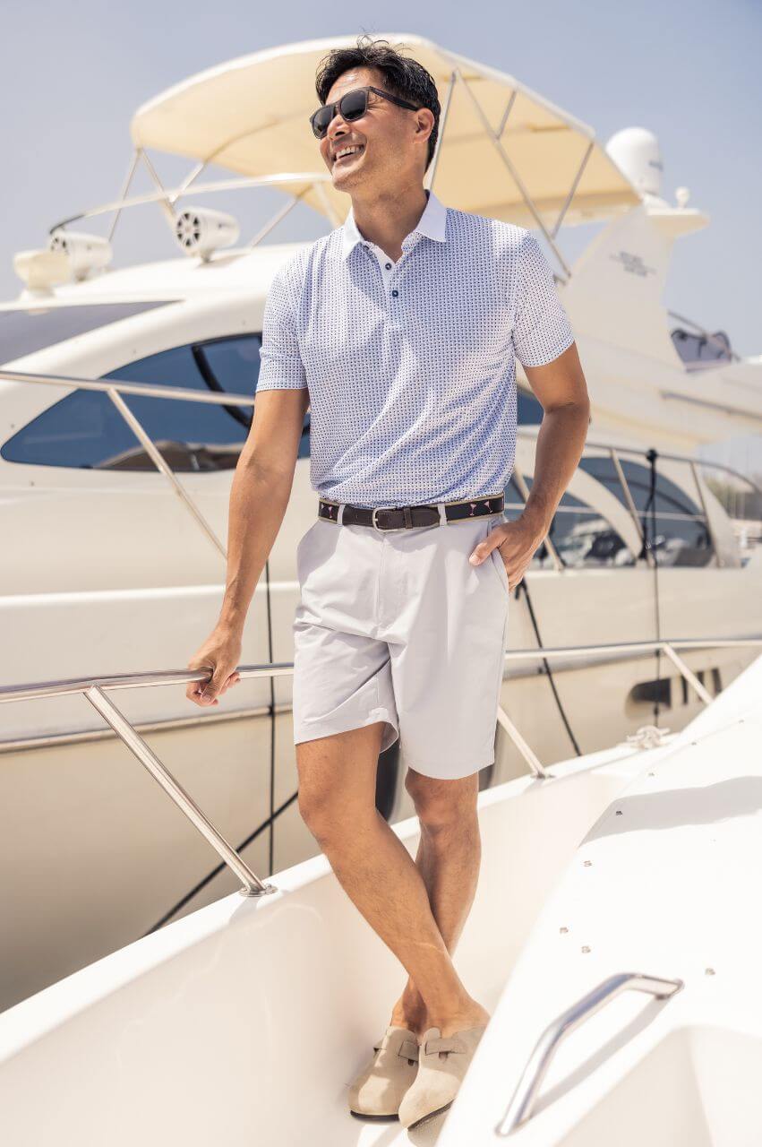 Men's Harbor Grey Be An Athlete Short - GolftiniMen's Shorts