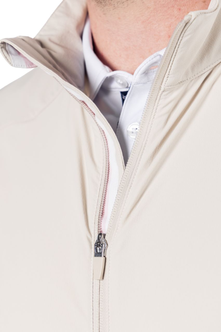 Men's Khaki Range Time Vest - GolftiniMen's Tops