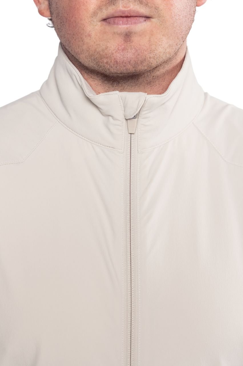 Men's Khaki Range Time Vest - GolftiniMen's Tops