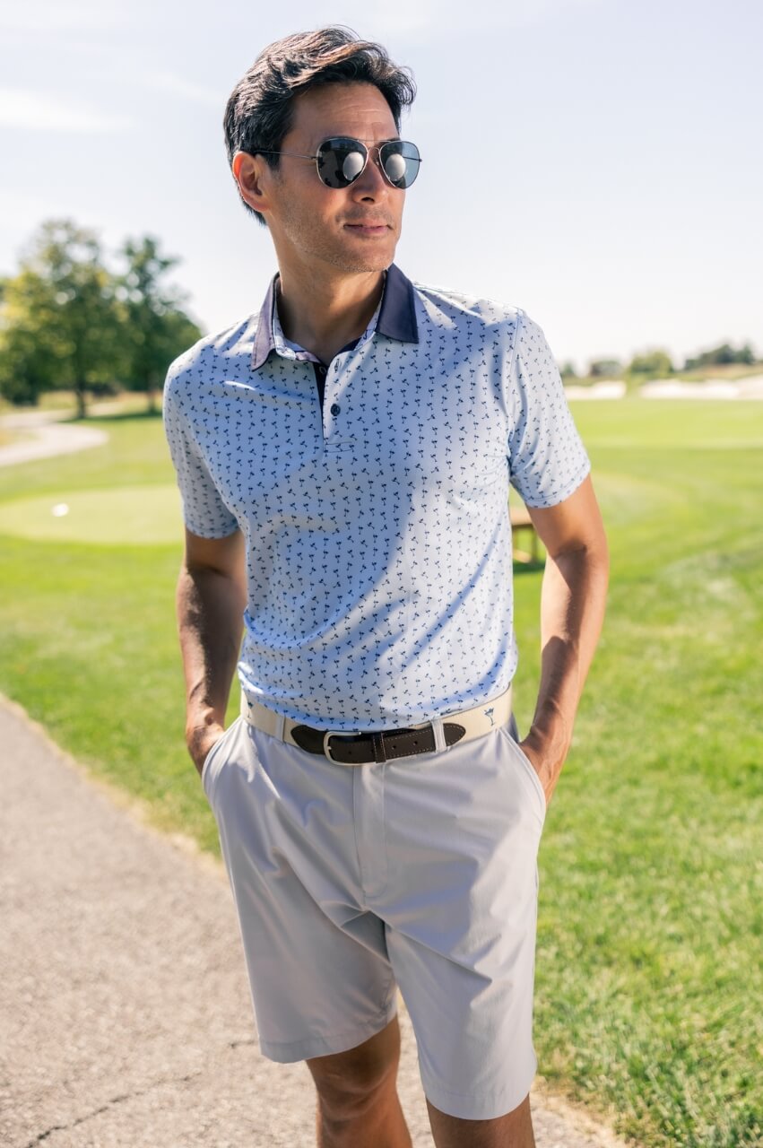 Men's Martini Pique Polo - GolftiniMen's Tops
