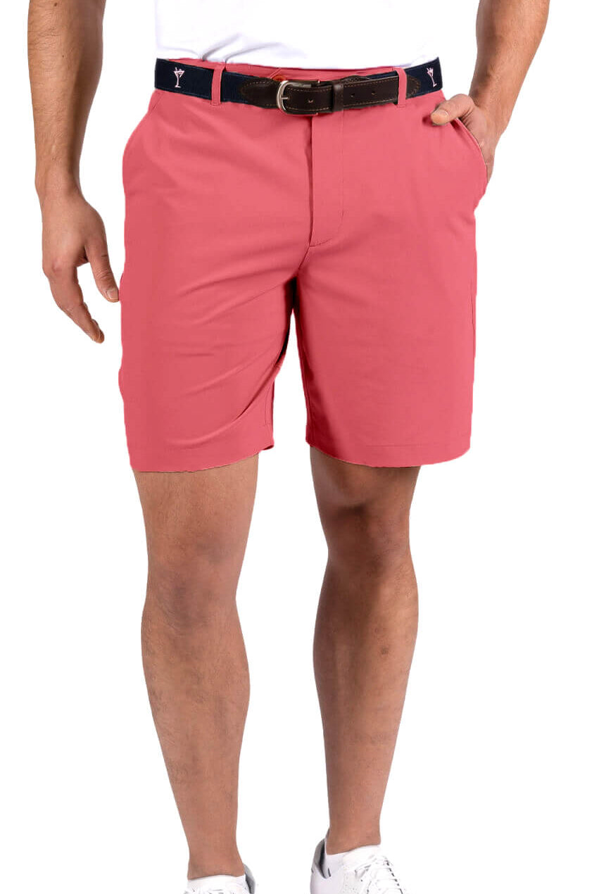 Men's Nantucket Pink Performance Short - GolftiniShorts