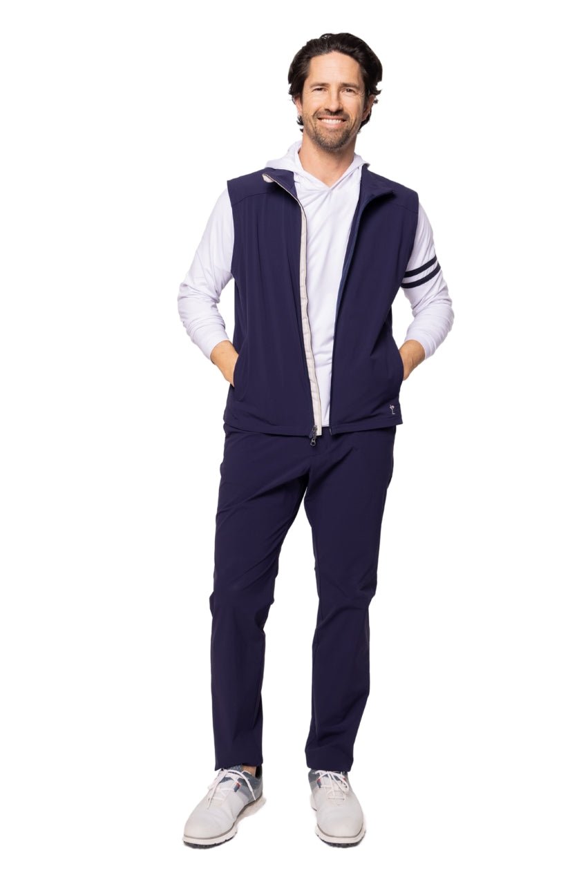 Men's Navy Be An Athlete Pant - GolftiniMen's Pants