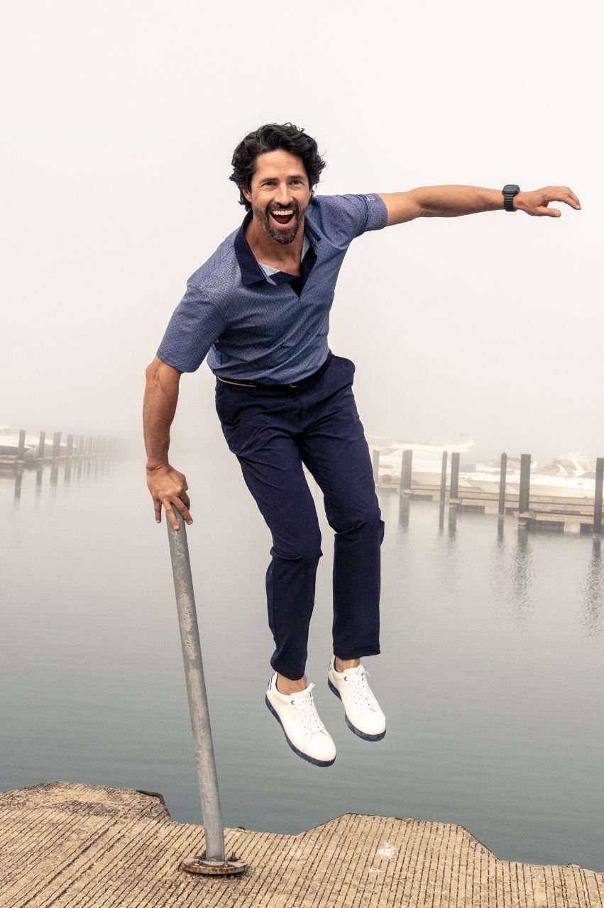 Men's Navy Be An Athlete Pant - GolftiniMen's Pants