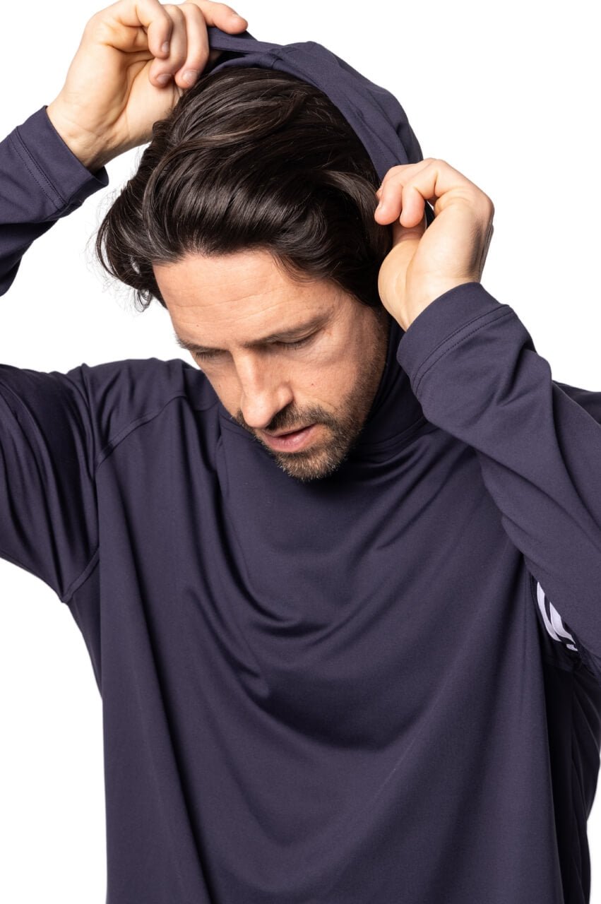Men's Navy Lakeshore Hoodie - GolftiniMen's Tops