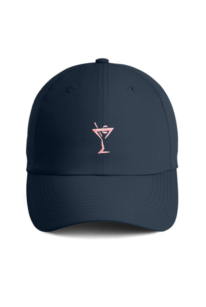 Men's Navy/Light Pink Original Fit Performance Hat - GolftiniMen's Headwear