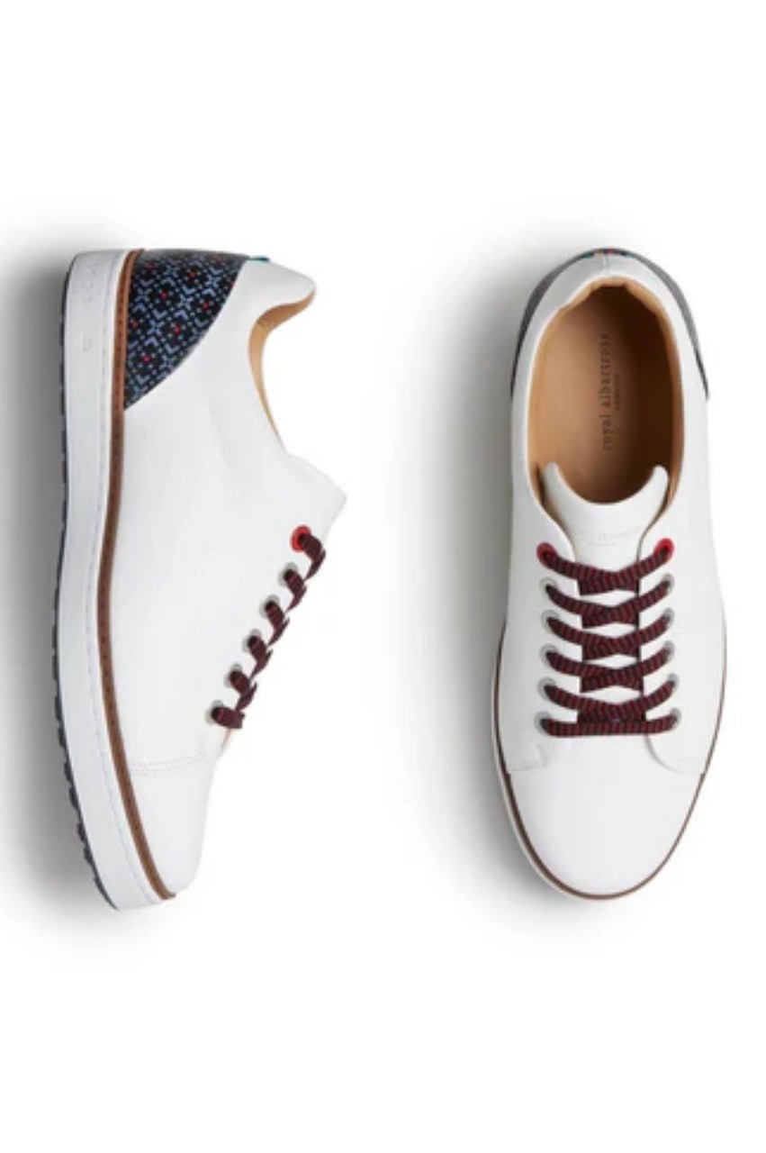Men's White/Black Pontiac V2 Shoe - GolftiniGolf Shoes