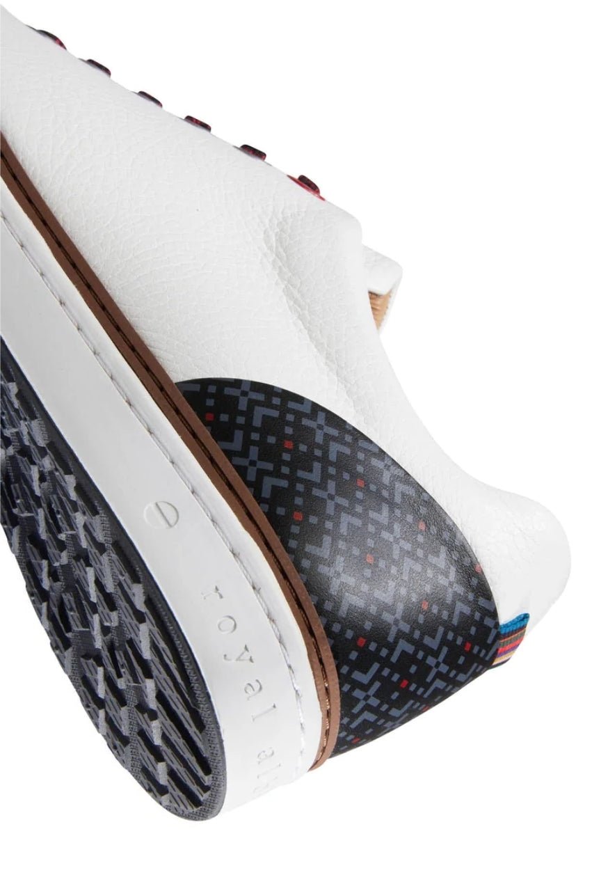 Men's White/Black Pontiac V2 Shoe - GolftiniGolf Shoes