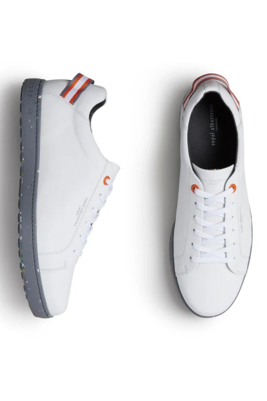 Men's White/Grey Finsbury Shoe - GolftiniGolf Shoes