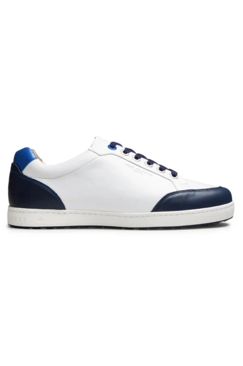 Men's White/Navy Northcote Shoe - GolftiniGolf Shoes