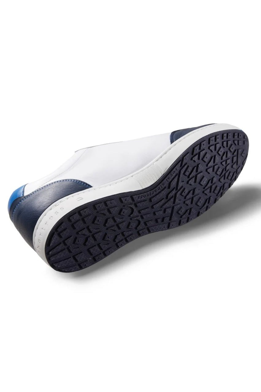 Men's White/Navy Northcote Shoe - GolftiniGolf Shoes