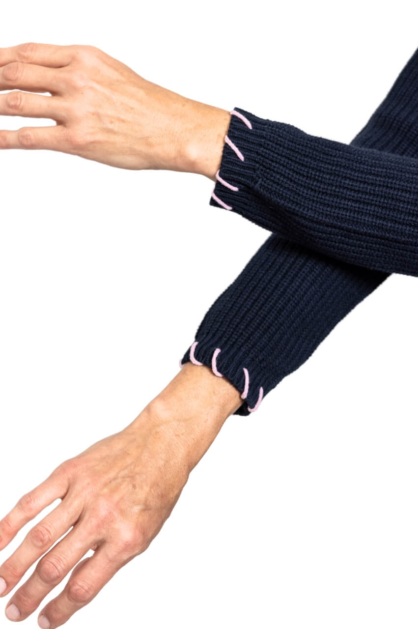 Navy Darcy Sweater - GolftiniSweaters