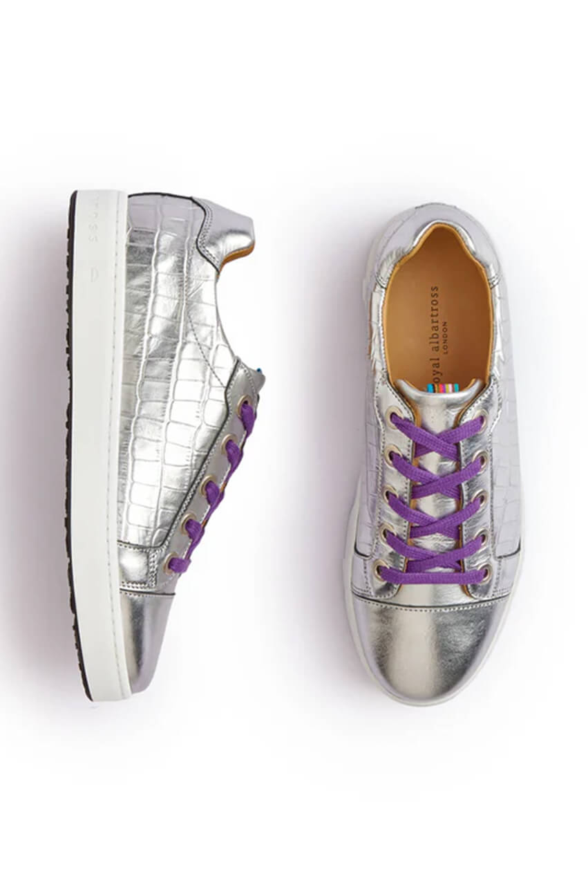 Silver Buckingham Shoe - GolftiniGolf Shoes