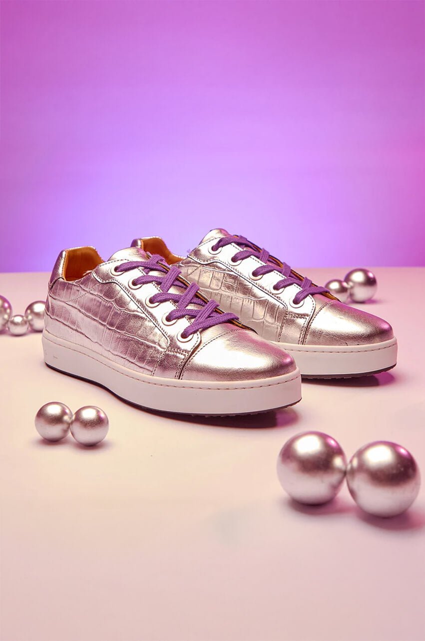 Silver Buckingham Shoe - GolftiniGolf Shoes