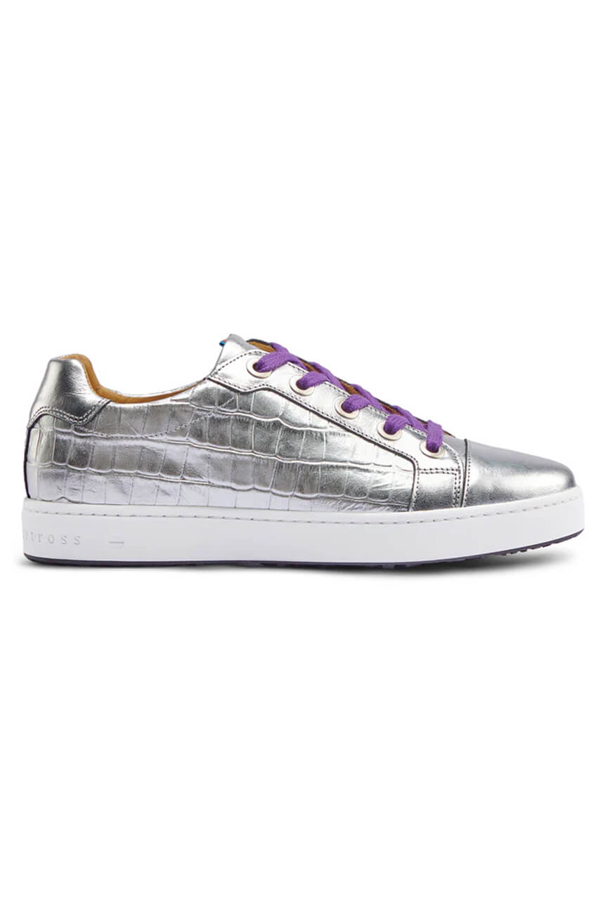 Silver Buckingham Shoe - GolftiniGolf Shoes
