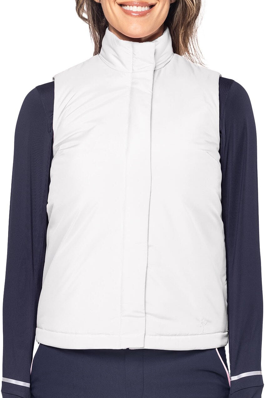 White Vintage Vest - Golftinivests