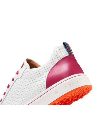 Women's Royal Albartross Golf Shoes | The Almafi White/Pink