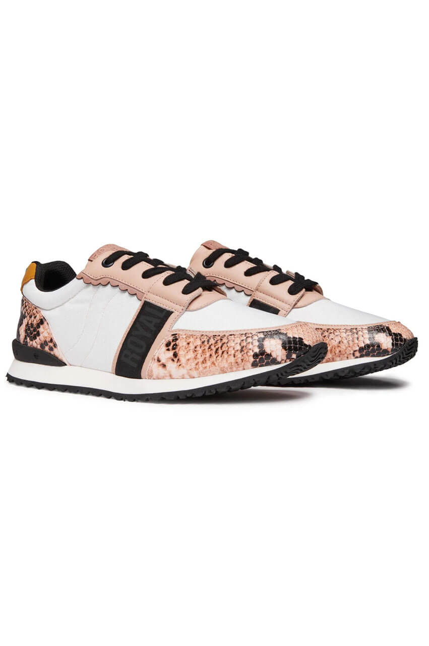 Women&#39;s Royal Albartross Golf Shoes | The Strider Luxe Nude Snake