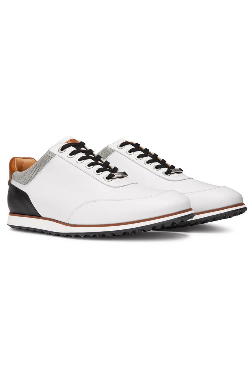 Men&#39;s Royal Albartross Golf Shoes | The Richmond White/Mocha