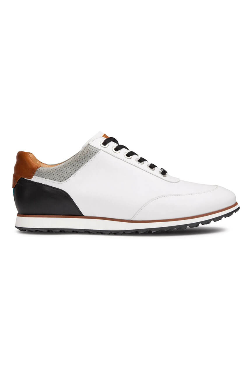 Men's Royal Albartross Golf Shoes | The Richmond White/Mocha