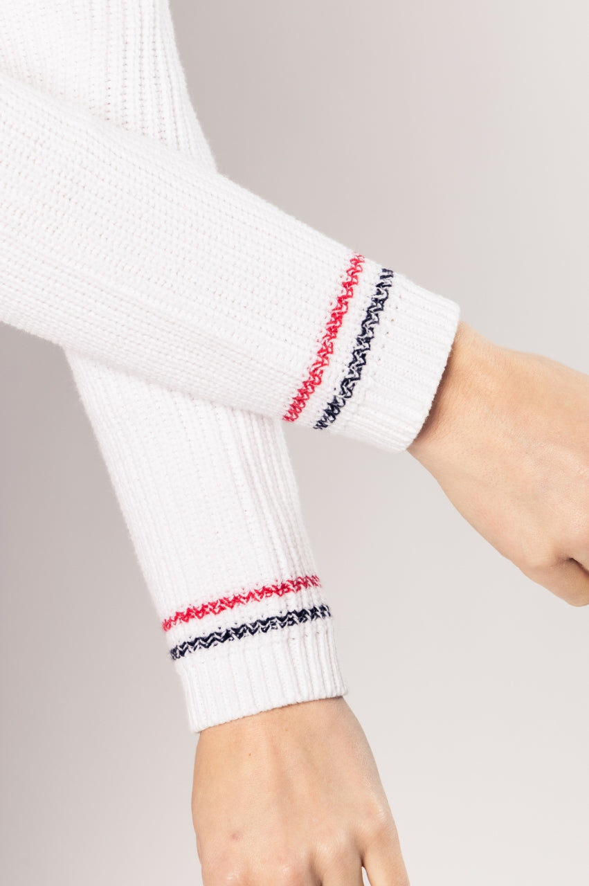 USA Relaxed-Fit Whipstitch Sweater | Women's Golf Sweater by Golftini