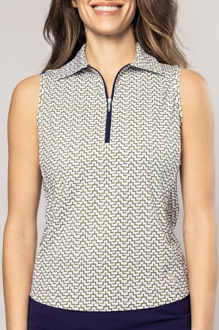 Vespa Sleeveless Cool Girl Polo