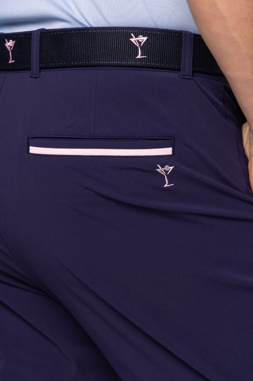Golftini | Men's Navy Golf Pant | Zero-Restriction Stretch Golf Pant