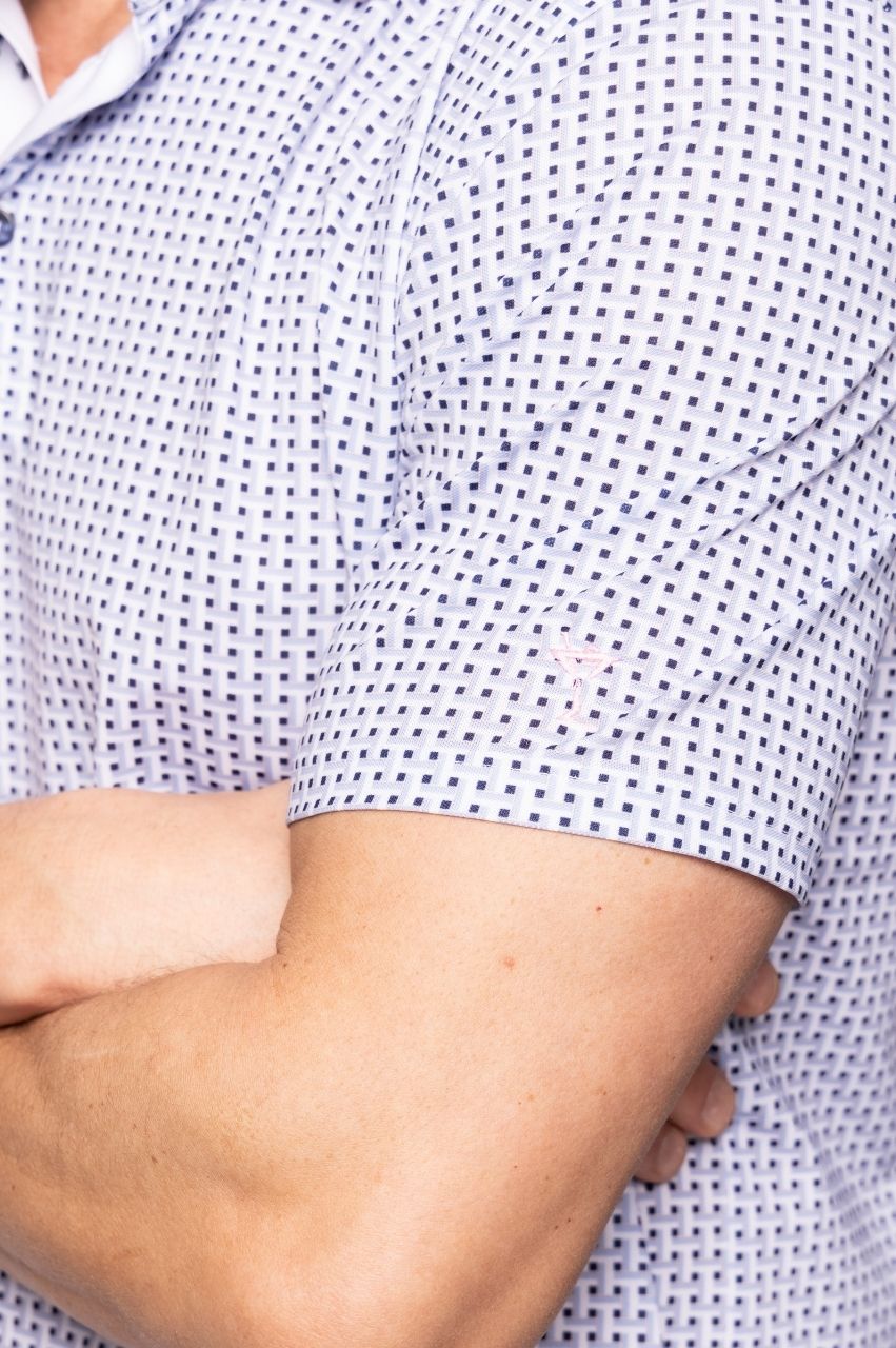 Men's Stretch Pique Printed Polo | Men's Golf Polo by Golftini