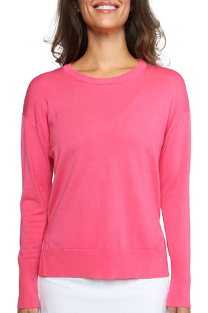 Hot Pink Relaxed Fit Sweater
