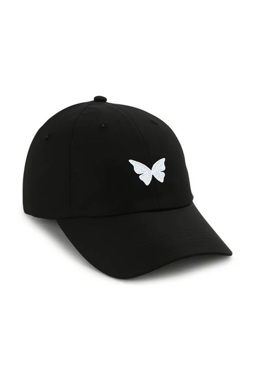 Black Butterfly Small Fit Performance Hat - GolftiniHats & Visors