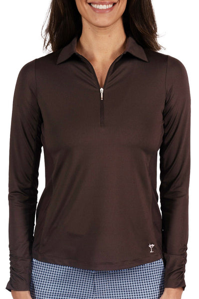 cocoa-long-sleeve-zip-polo-