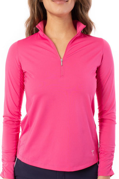 hot-pink-long-sleeve-zip-mock-