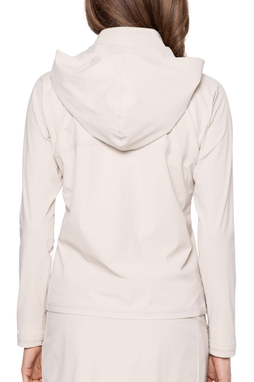 Khaki Be An Athlete Hooded Jacket - GolftiniTops