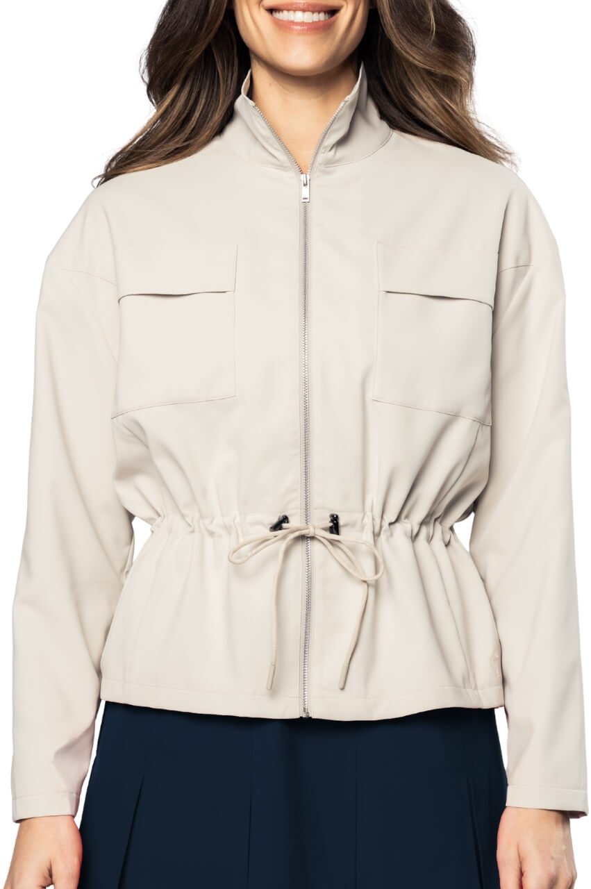 Khaki Traveler Jacket - GolftiniTops