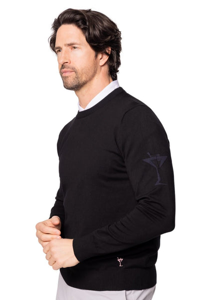 Golftini Contrast Stretch V-Neck Sweater