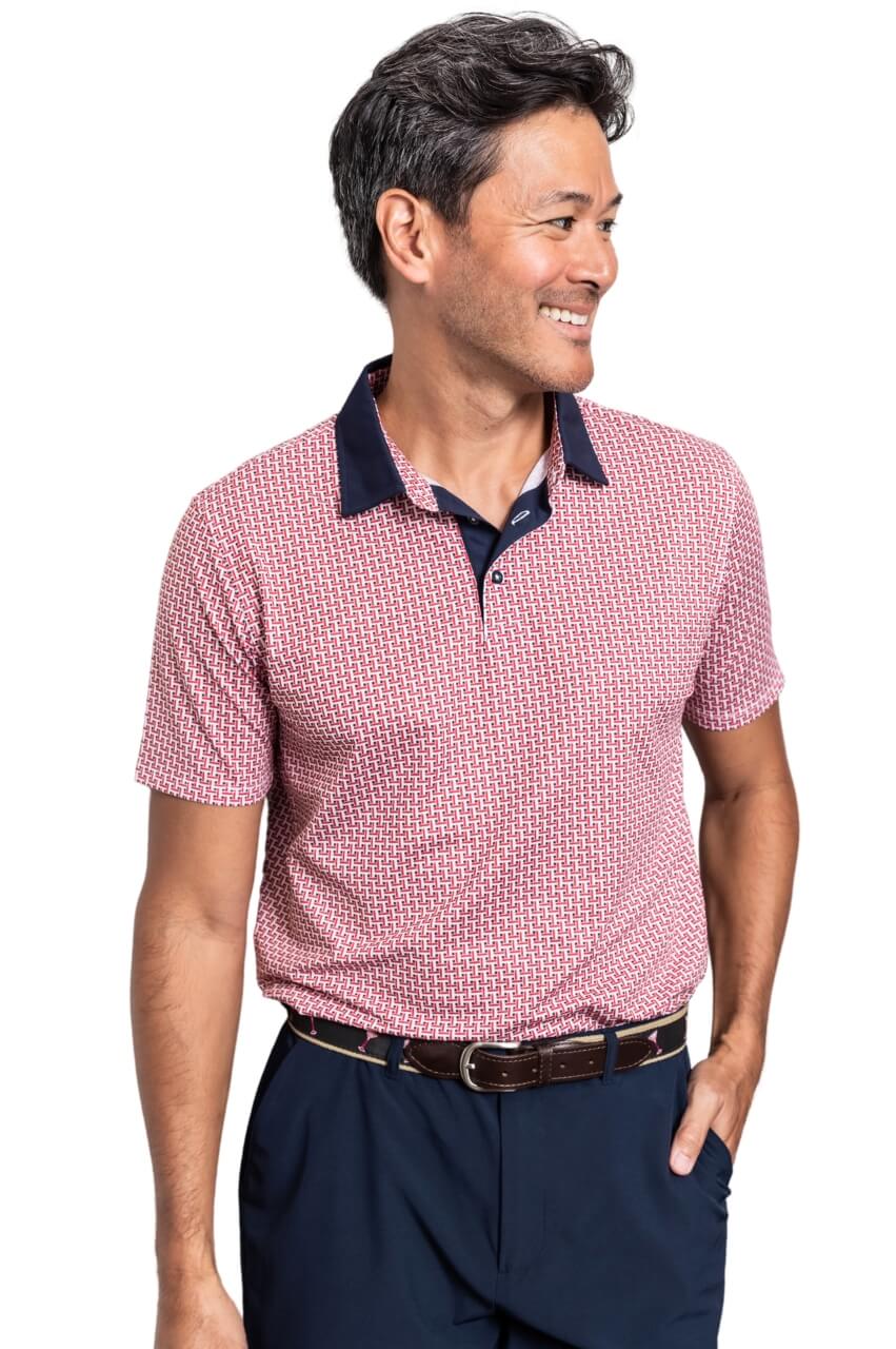 Men's Sparkler Pique Polo - GolftiniMen's Tops