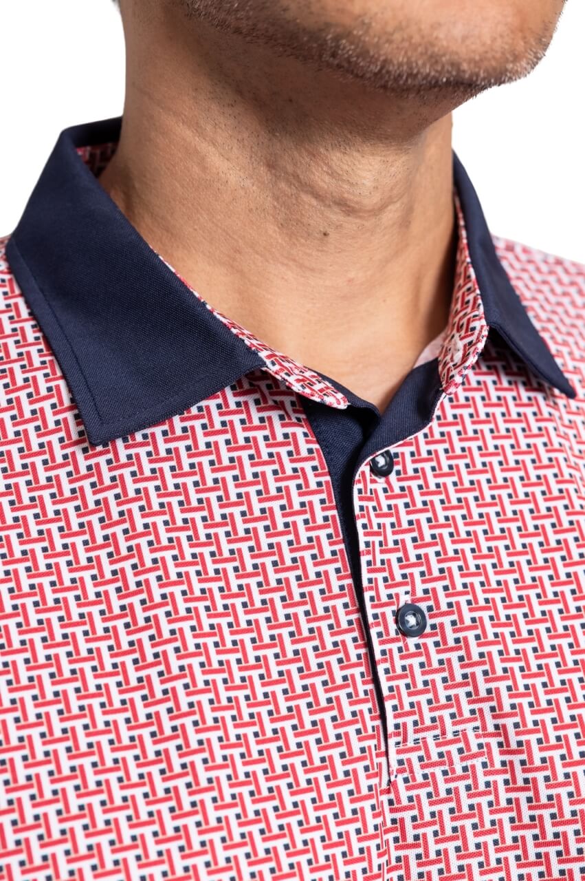 Men's Sparkler Pique Polo - GolftiniMen's Tops