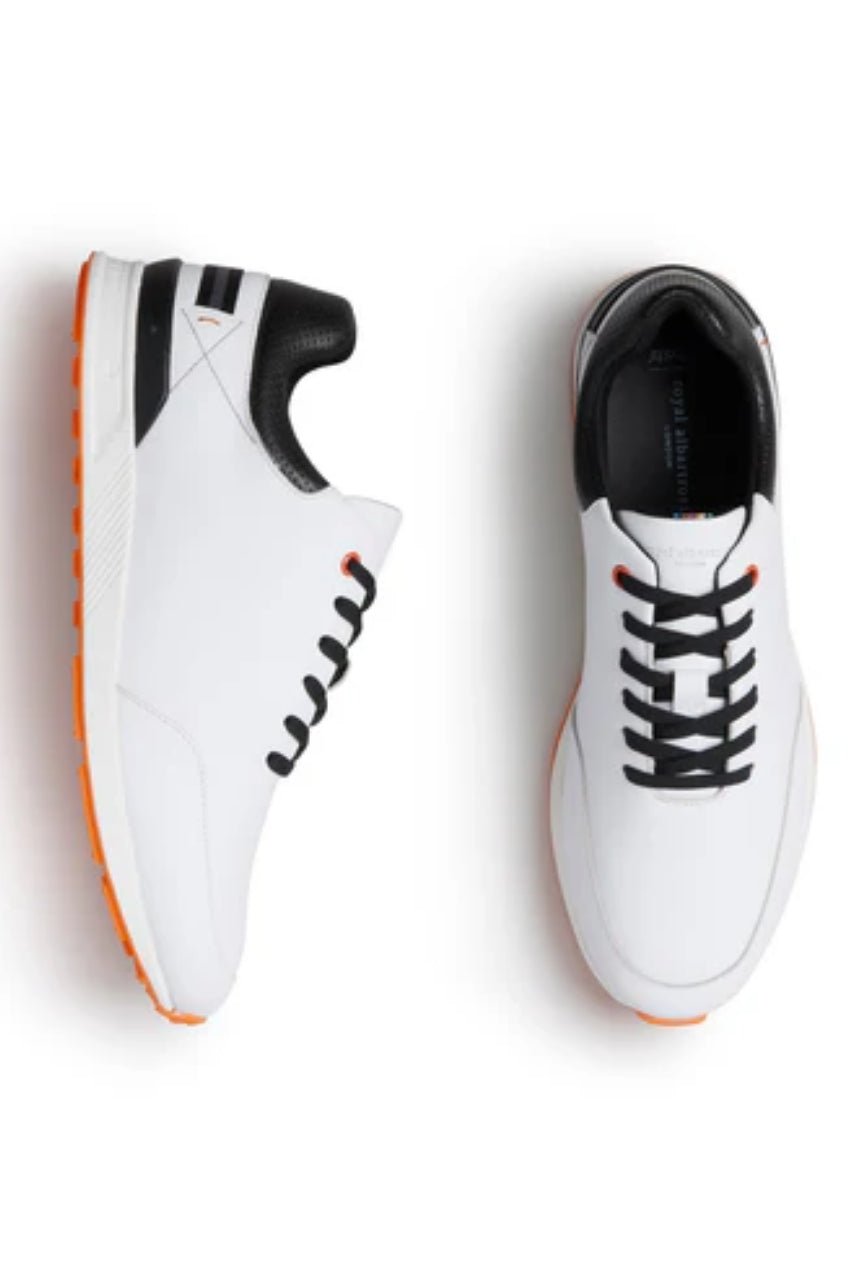 Men's White Hoxton Shoe - GolftiniGolf Shoes