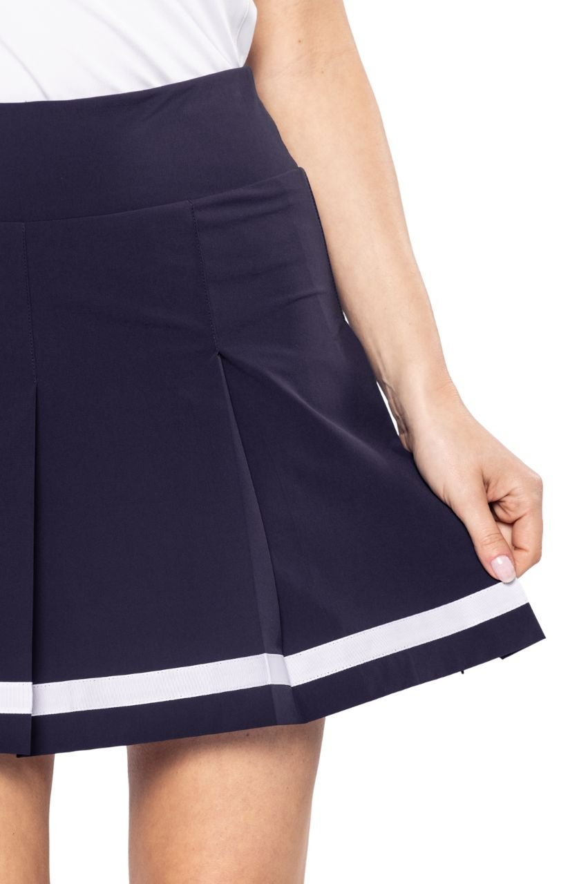 Navy Be An Athlete Pleated Skort - GolftiniSkorts
