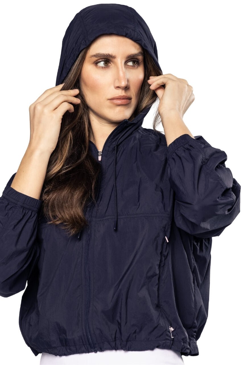 Navy Featherweight Jacket - GolftiniTops
