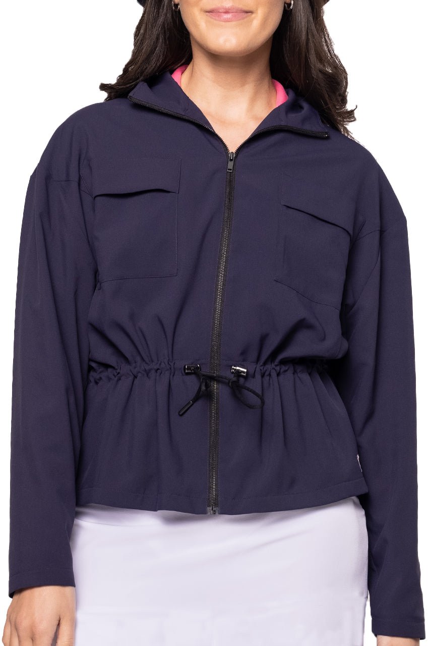 Navy Traveler Jacket - GolftiniTops