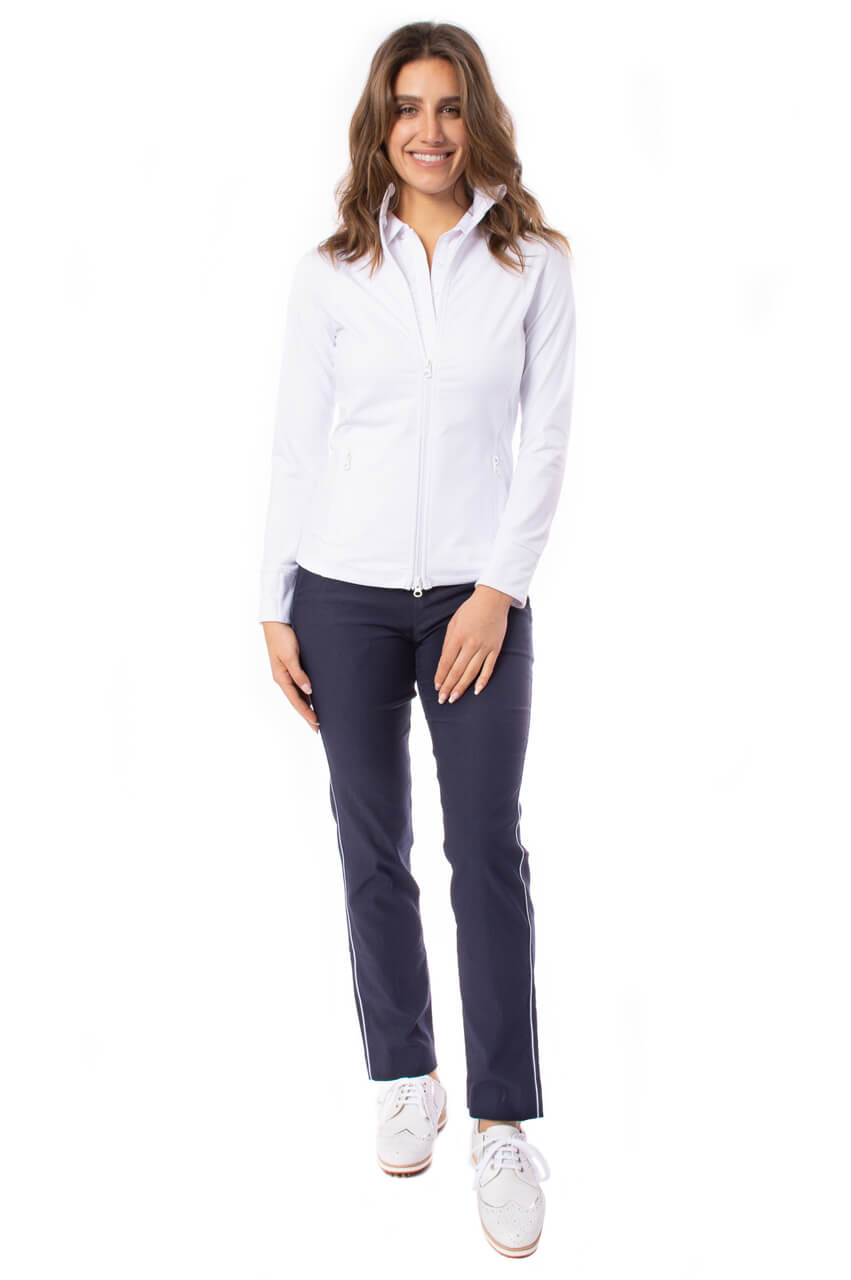 Navy/White Trophy Pull - On Pant - GolftiniPant