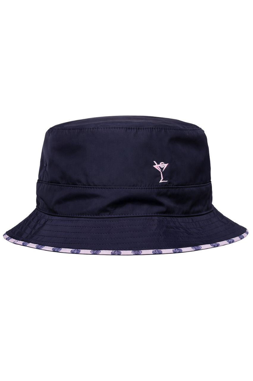 Pretty In Pink Reversible Bucket Hat - GolftiniHats & Visors