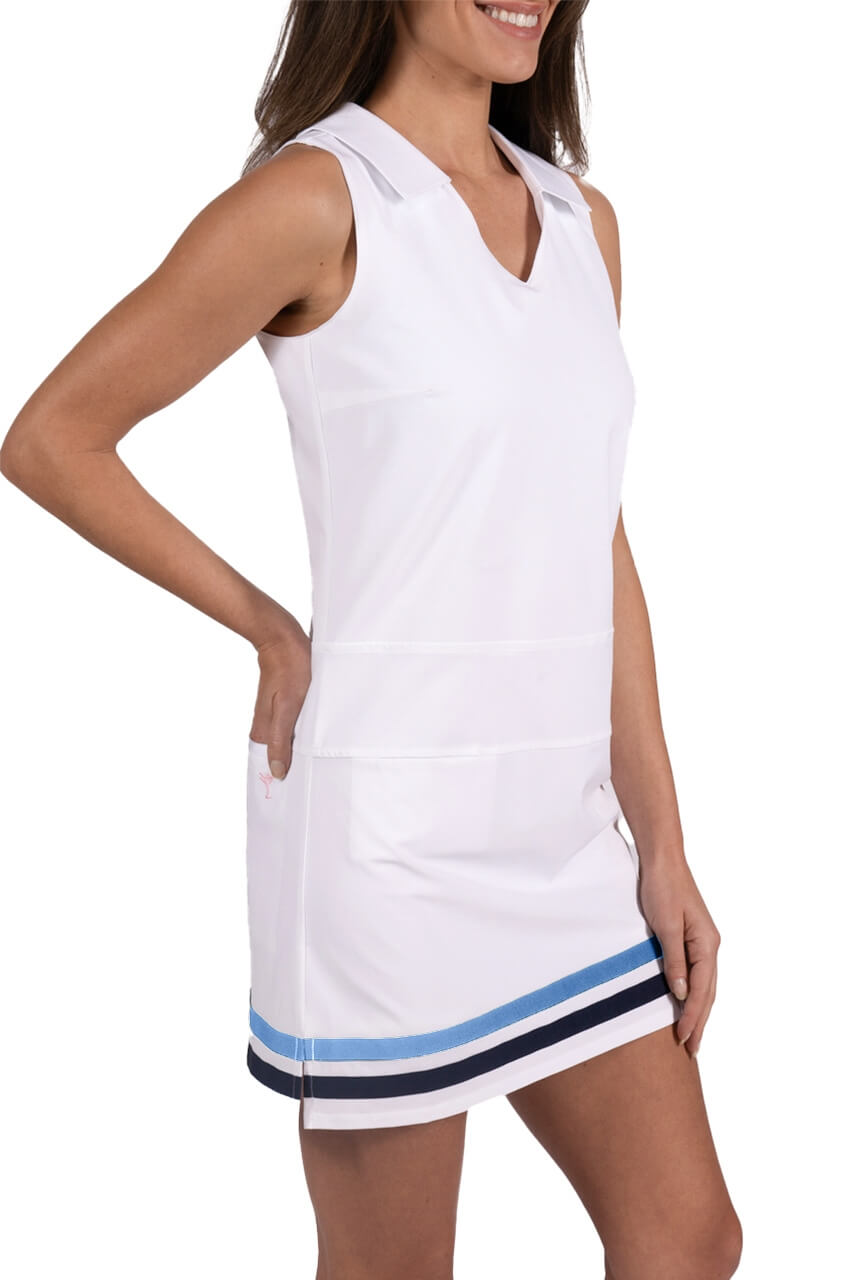 Women's White Tini Golf and Tennis Athletic Sport Dress - Golftini Women's White Tini Golf and Tennis Athletic Sport Dress - Golftini