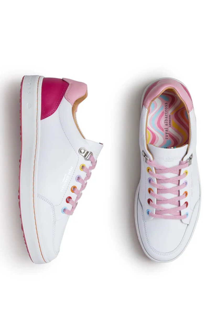 White/Pink Fieldfox Dream Shoe - GolftiniGolf Shoes