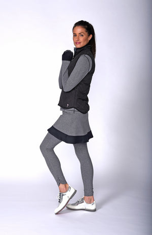 Women's Unexpected Heather Grey Spandex Legging